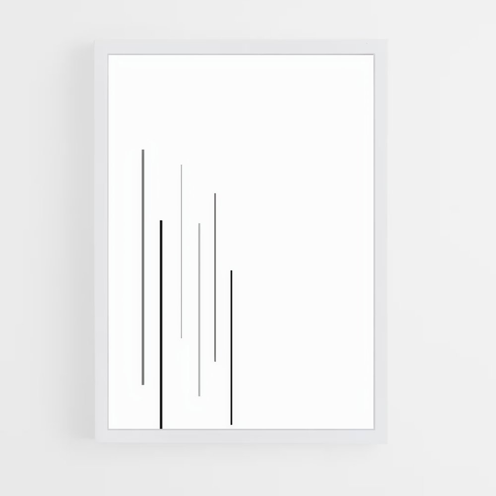 ap-clean lines-8 cadre Blanc
