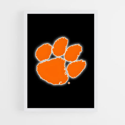 ap-clemson tigers-12 cadre Blanc