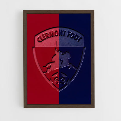 ap-clermont foot 63-2 cadre Bois foncé