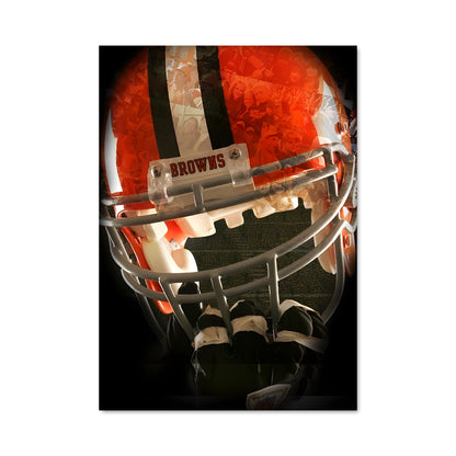 Poster Casque des Browns