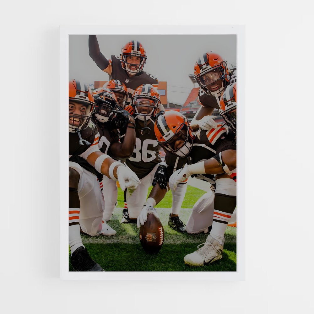 ap-cleveland browns-1 cadre Blanc