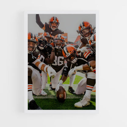 ap-cleveland browns-1 cadre Blanc