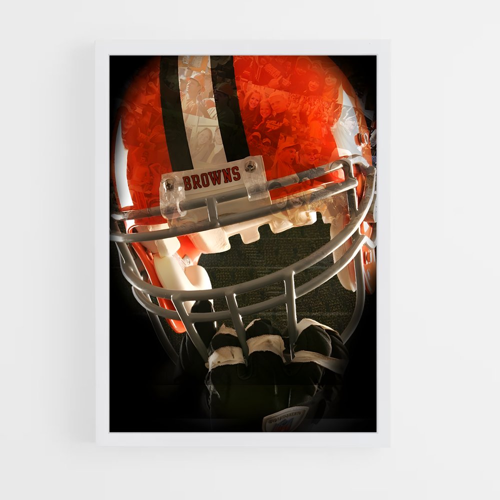 ap-cleveland browns-4 cadre Blanc