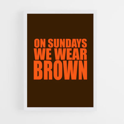 ap-cleveland browns-5 cadre Blanc
