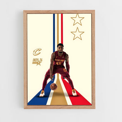 ap-cleveland cavaliers-7 cadre Bois clair