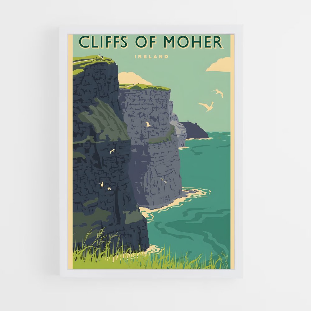 ap-cliffs of moher-4 cadre Blanc