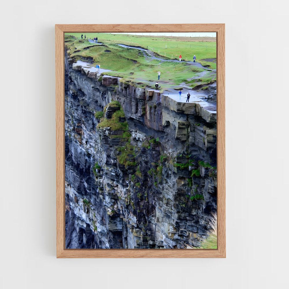 ap-cliffs of moher-5 cadre Bois clair