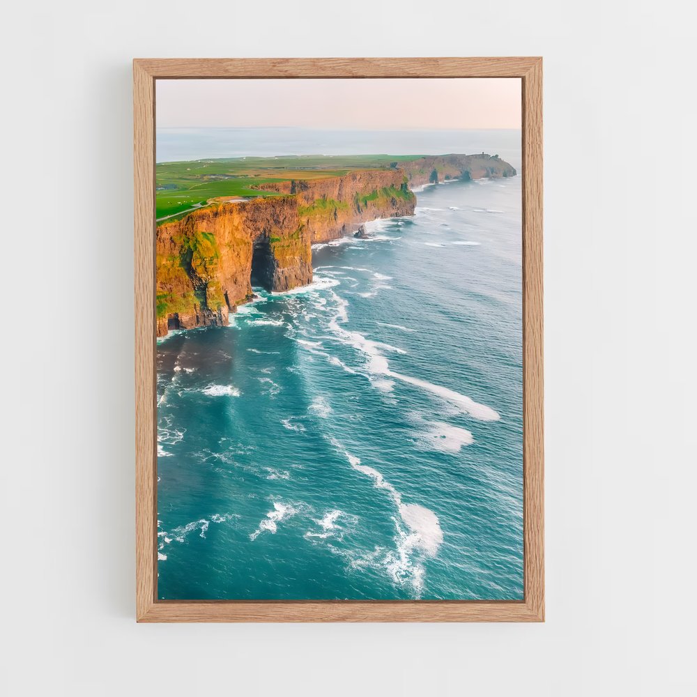 ap-cliffs of moher-6 cadre Bois clair