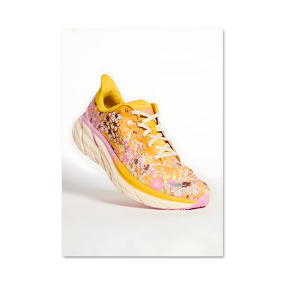 Poster Sneakers en Fleurs