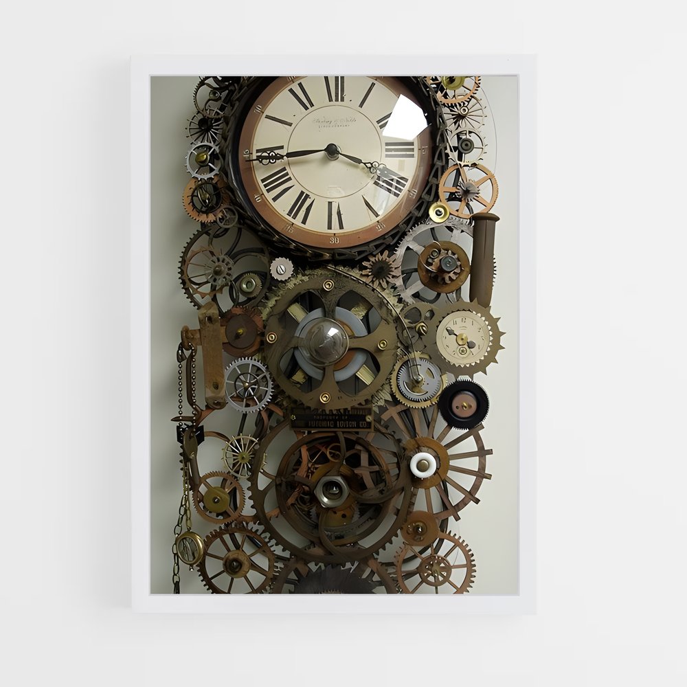 ap-clock-1 cadre Blanc