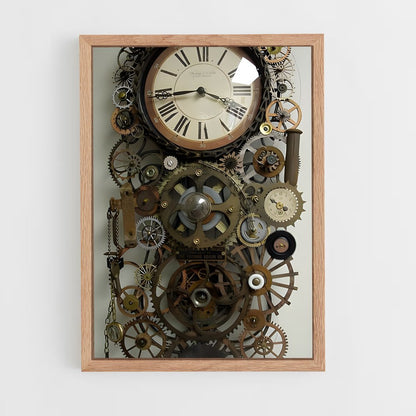 ap-clock-1 cadre Bois clair