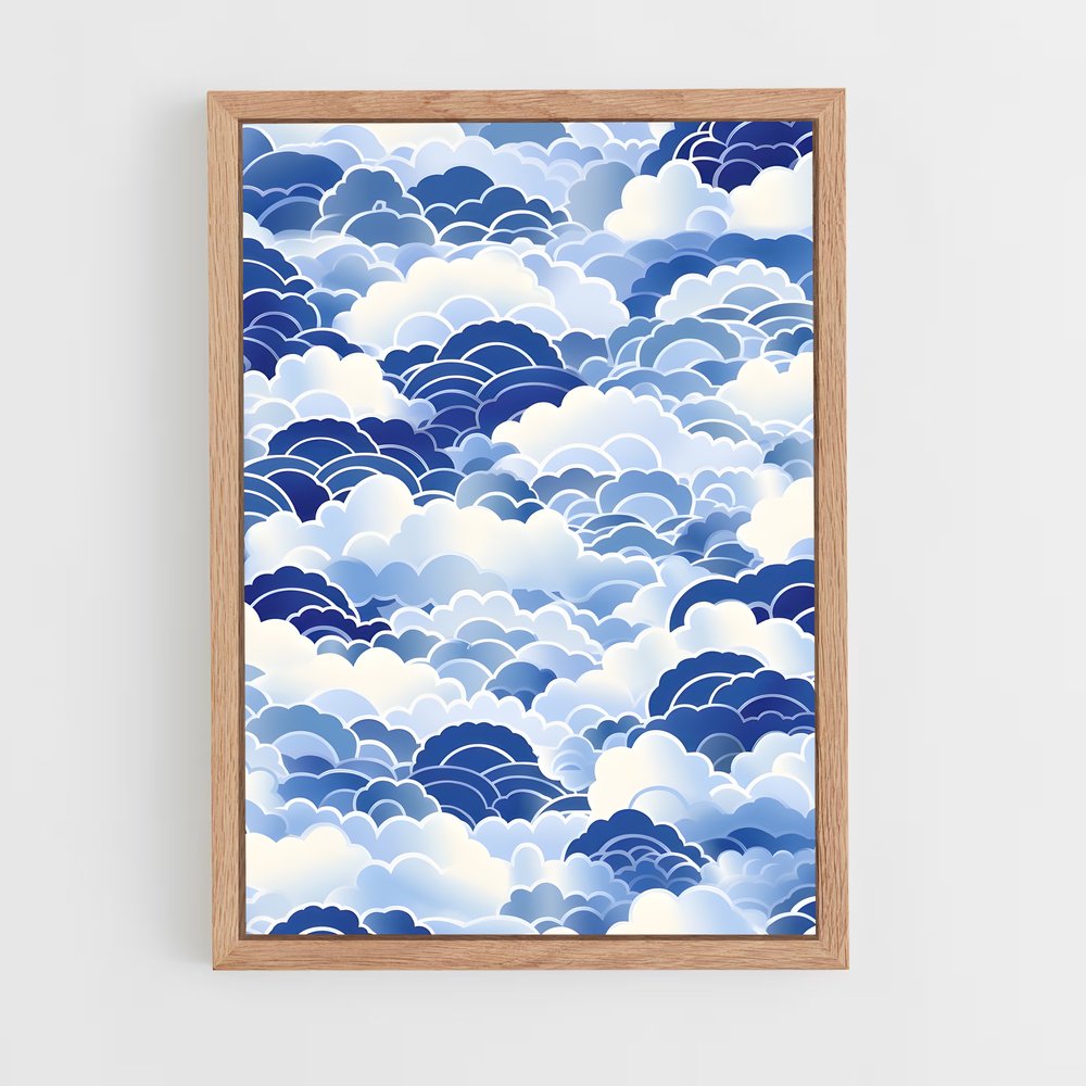 ap-cloud patterns-1 cadre Bois clair