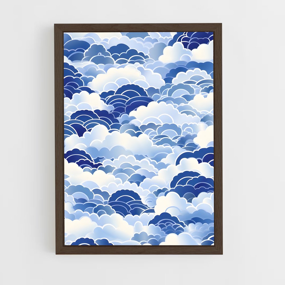 ap-cloud patterns-1 cadre Bois foncé