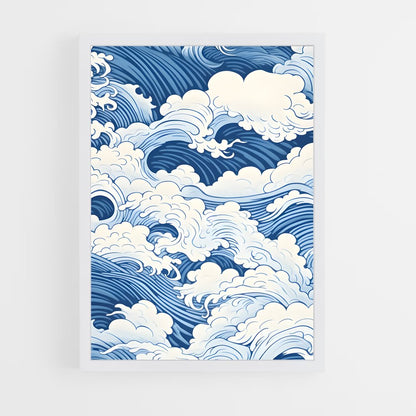 ap-cloud patterns-10 cadre Blanc