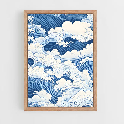 ap-cloud patterns-10 cadre Bois clair