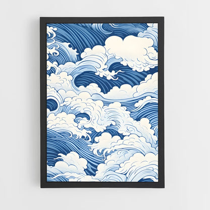 ap-cloud patterns-10 cadre Noir