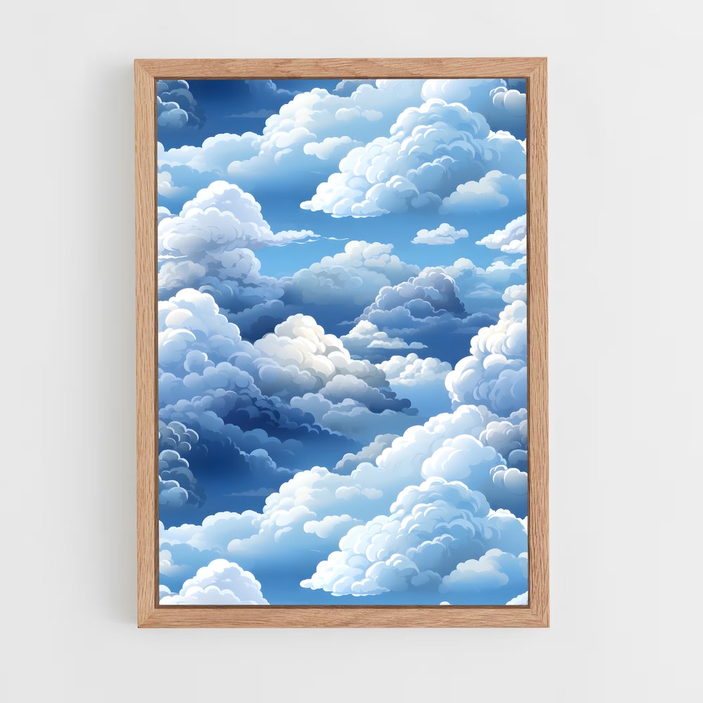 ap-cloud patterns-3 cadre Bois clair
