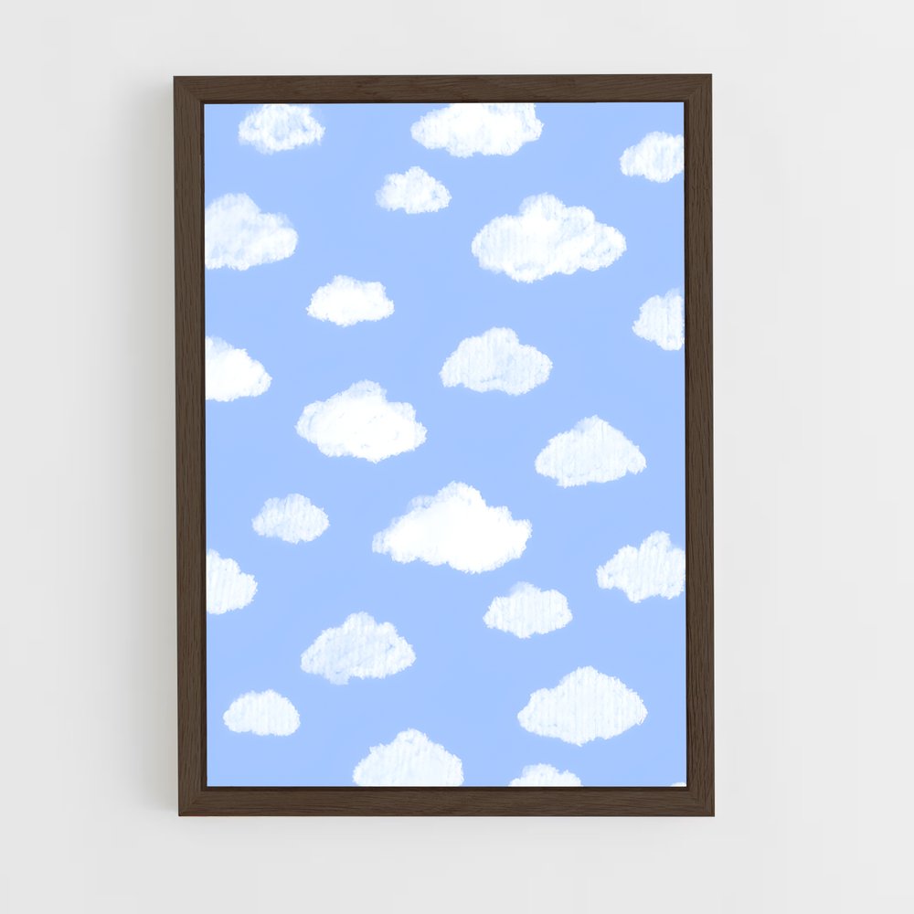 ap-cloud patterns-6 cadre Bois foncé