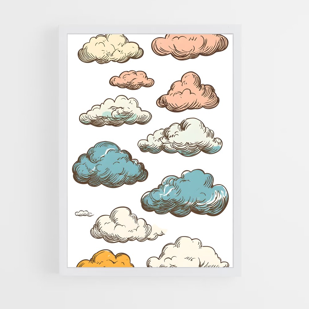 ap-cloud patterns-7 cadre Blanc
