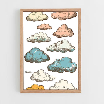 ap-cloud patterns-7 cadre Bois clair