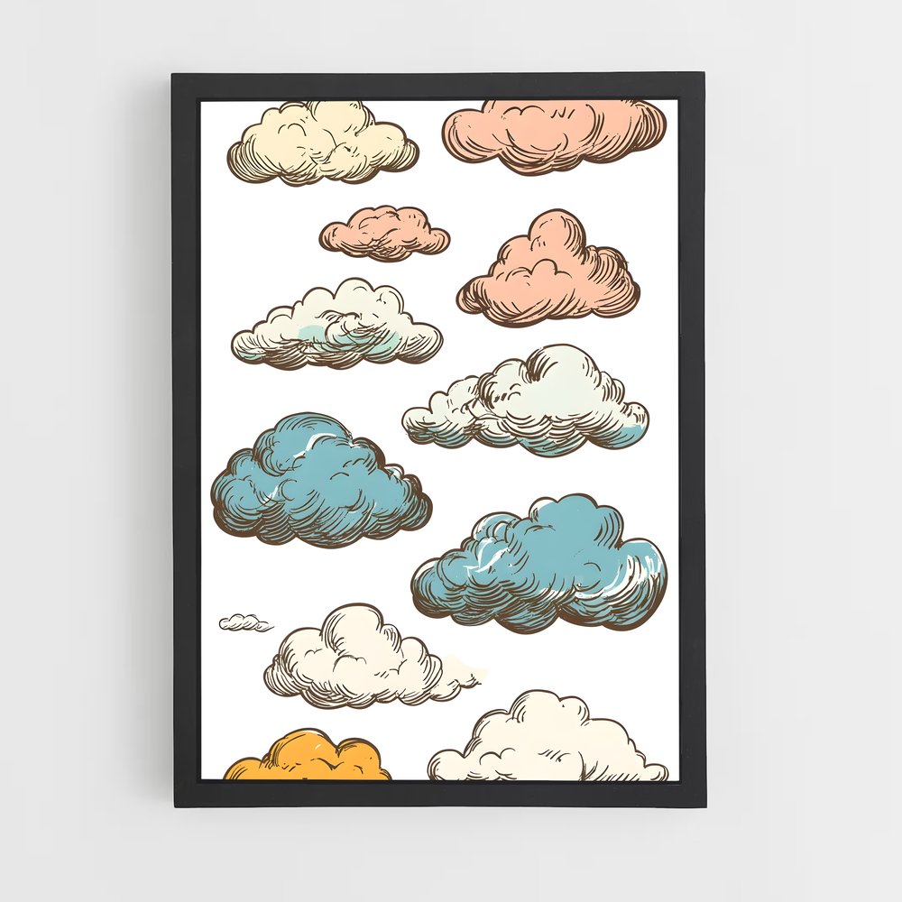 ap-cloud patterns-7 cadre Noir