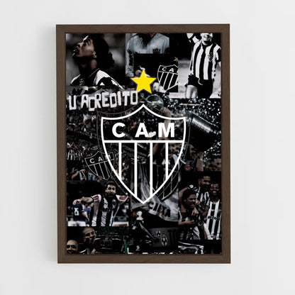 ap-club atletico mineiro-11 cadre Bois foncé