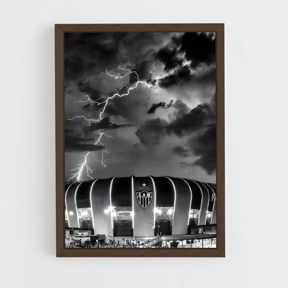 ap-club atletico mineiro-8 cadre Bois foncé