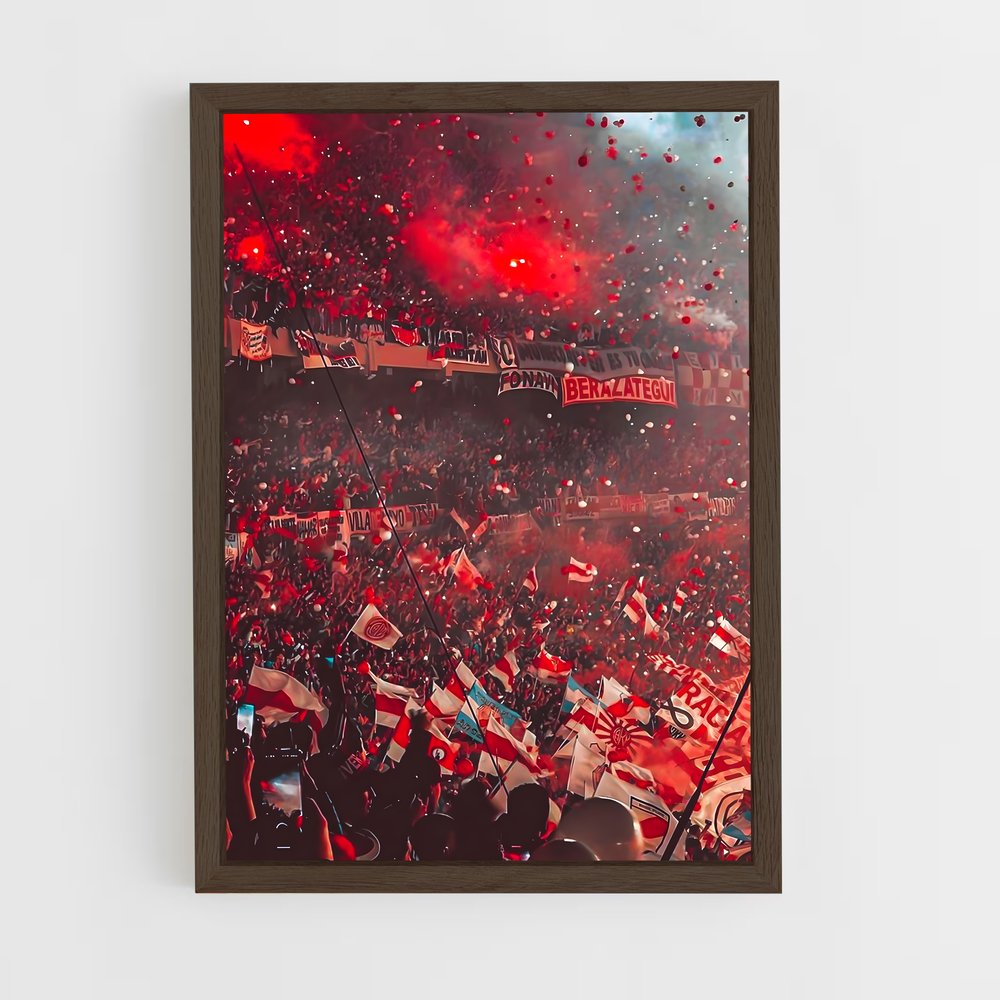 ap-club atletico river plate-2 cadre Bois foncé