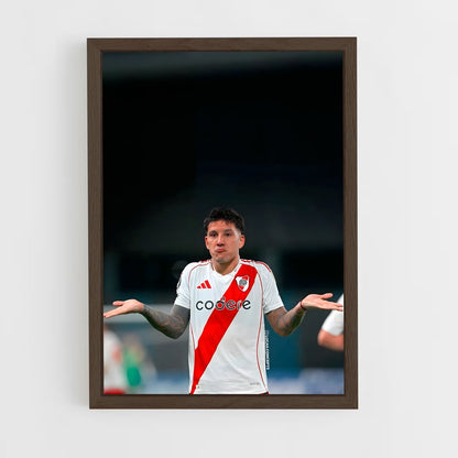 ap-club atletico river plate-4 cadre Bois foncé