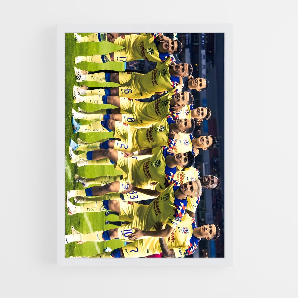 ap-club de futbol america-5 cadre Blanc