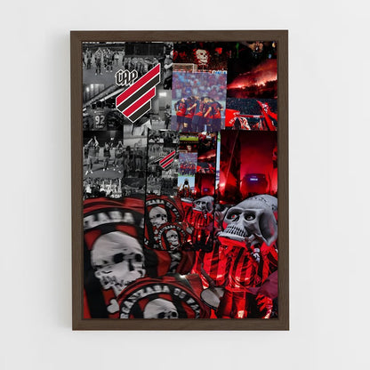 ap-clube atletico paranaense-1 cadre Bois foncé