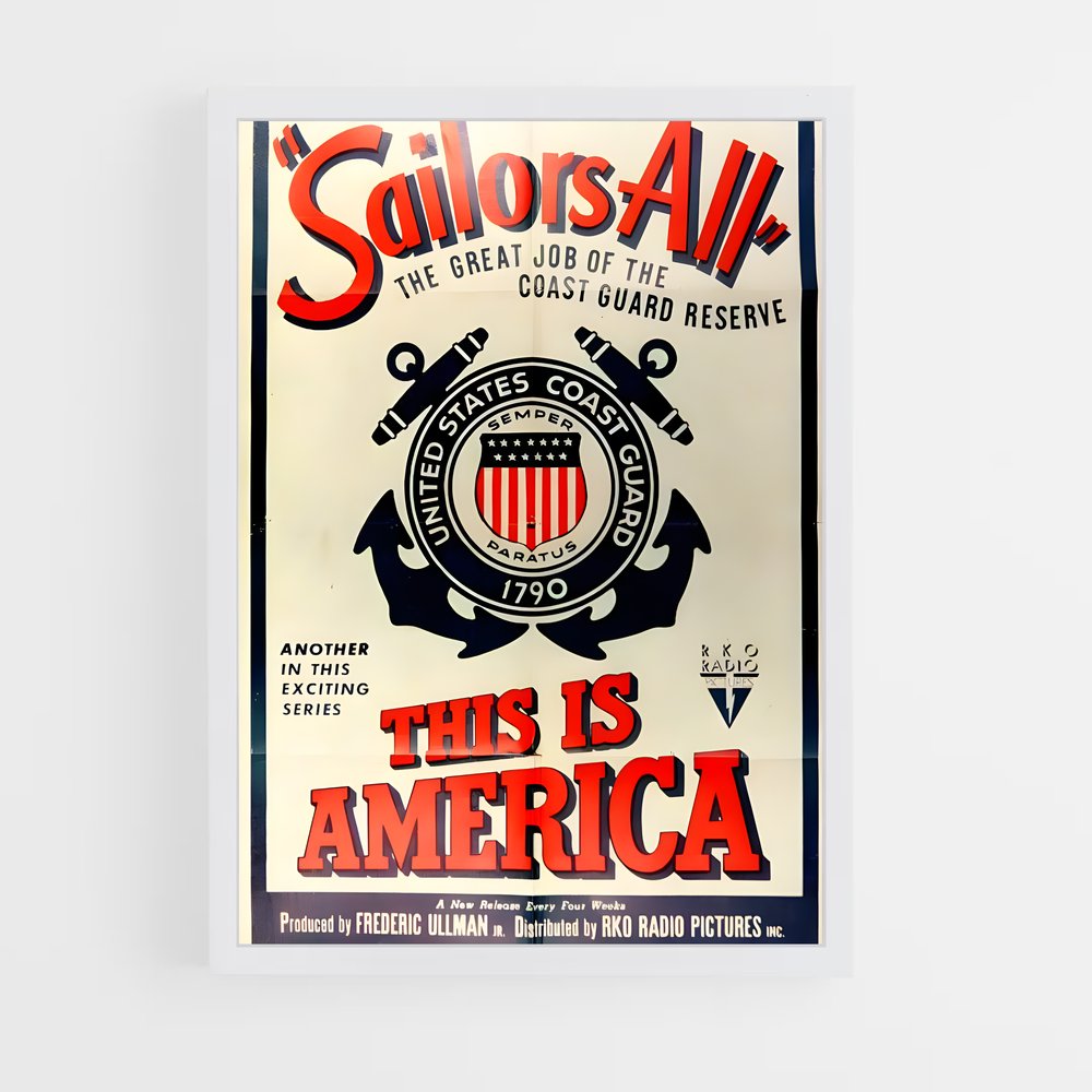 ap-coast guard-3 cadre Blanc