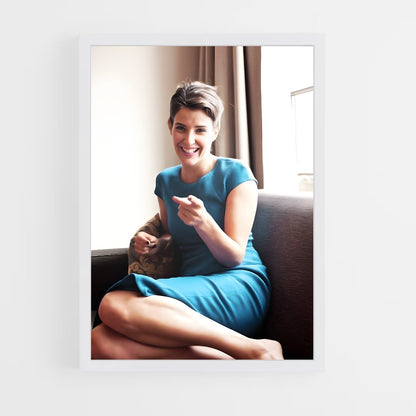 ap-cobie smulders-7 cadre Blanc