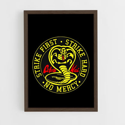ap-cobra kai-1 cadre Bois foncé