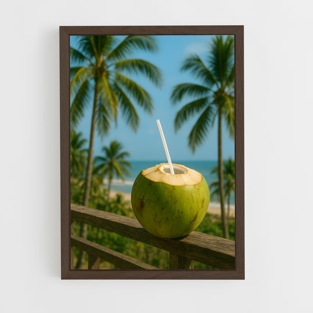ap-coconut-5 cadre Bois foncé