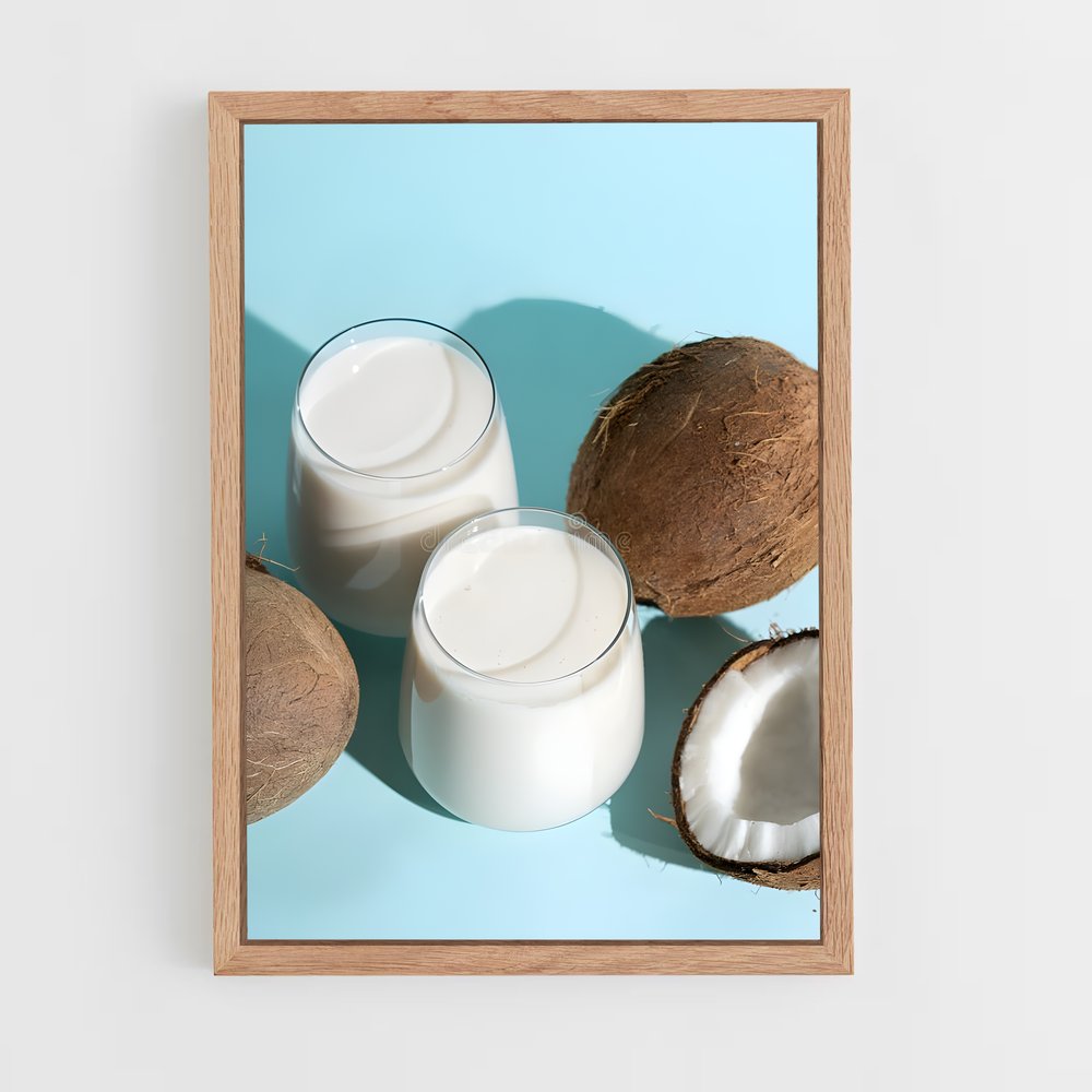 ap-coconut milk-1 cadre Bois clair