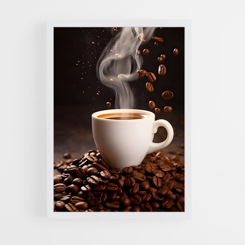 ap-coffee beans-10 cadre Blanc