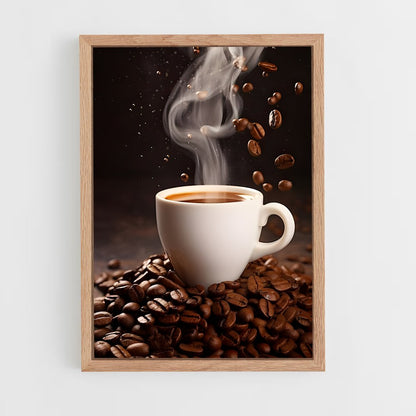 ap-coffee beans-10 cadre Bois clair