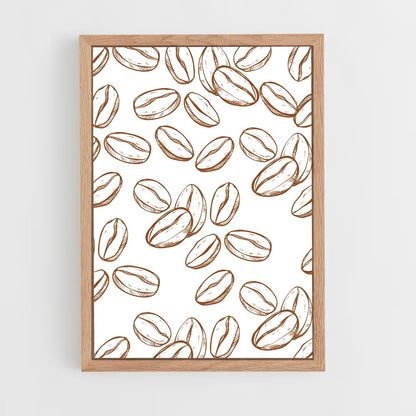 ap-coffee beans-11 cadre Bois clair