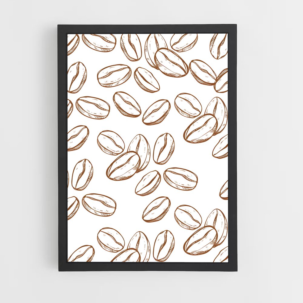 ap-coffee beans-11 cadre Noir