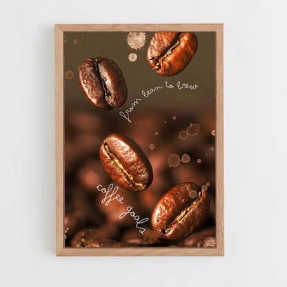 ap-coffee beans-4 cadre Bois clair