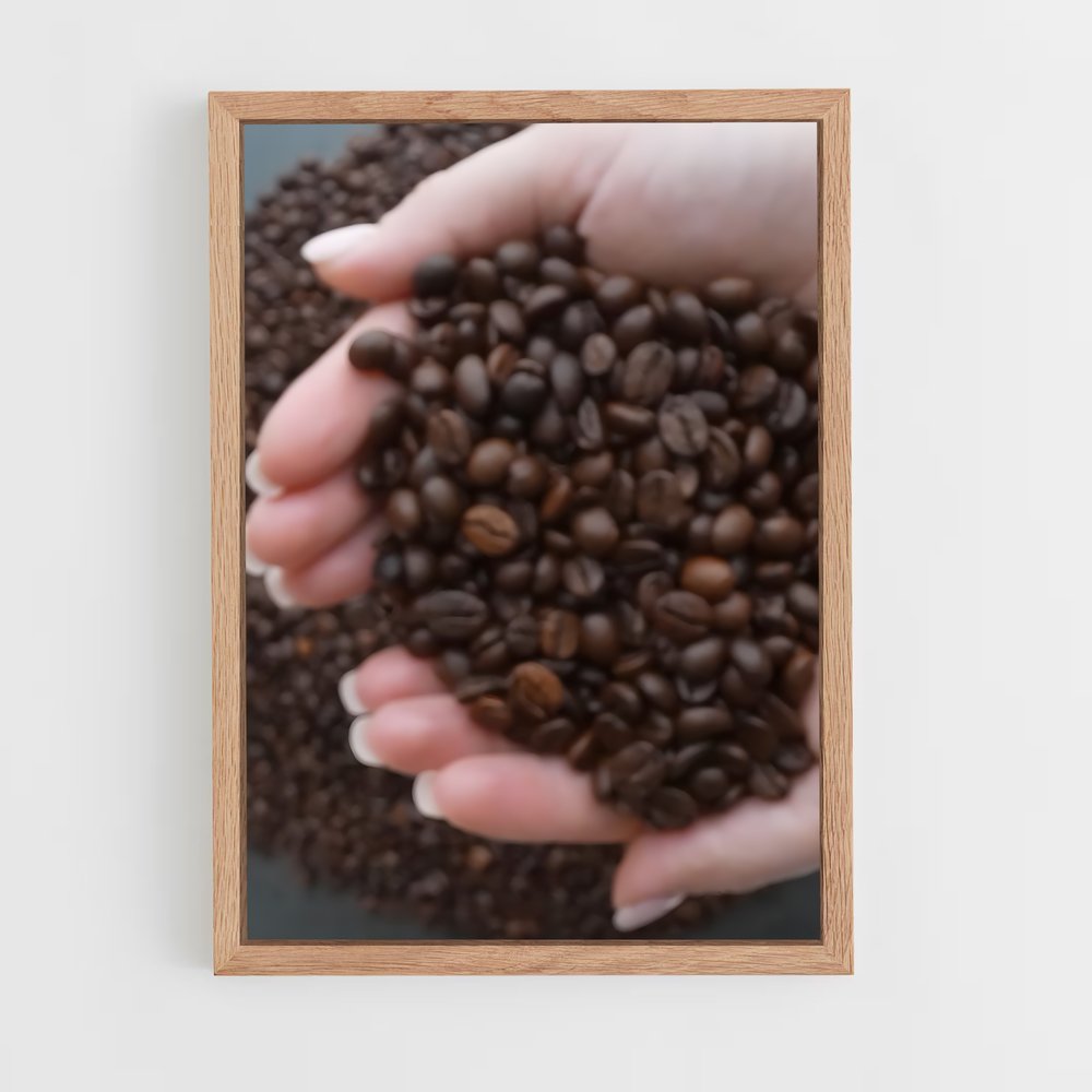 ap-coffee beans-6 cadre Bois clair