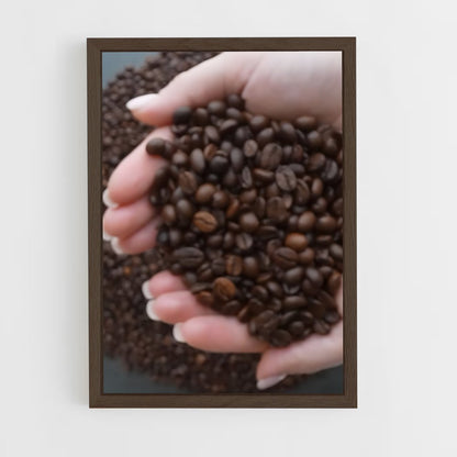 ap-coffee beans-6 cadre Bois foncé