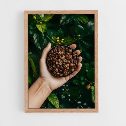 ap-coffee beans-7 cadre Bois clair