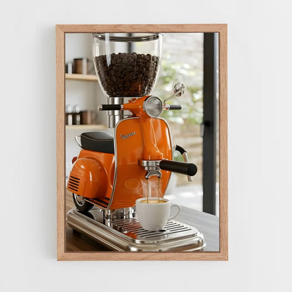ap-coffee maker-1 cadre Bois clair