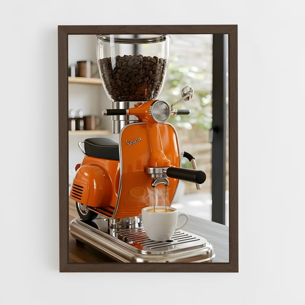 ap-coffee maker-1 cadre Bois foncé