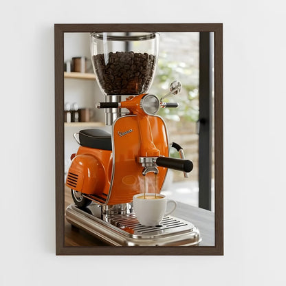 ap-coffee maker-1 cadre Bois foncé