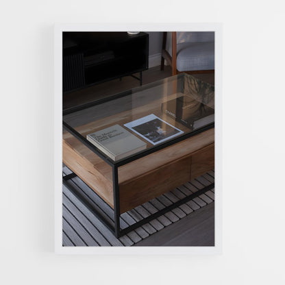 ap-coffee table-1 cadre Blanc