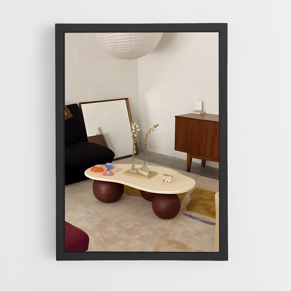 ap-coffee table-3 cadre Noir