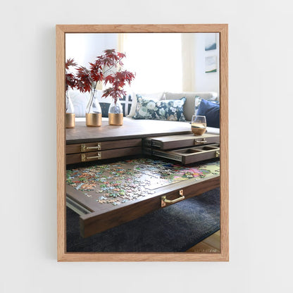 ap-coffee table-4 cadre Bois clair